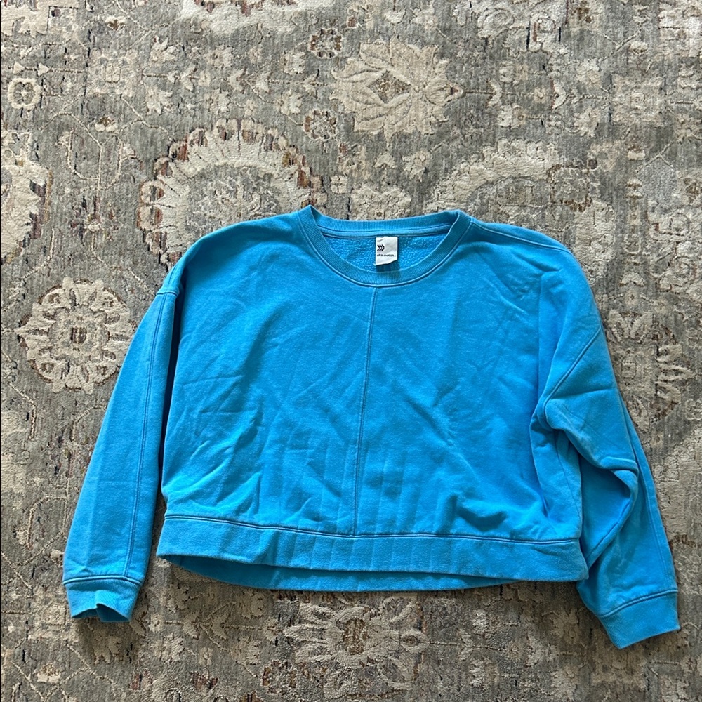 All in Motion Blue Sweatshirt
